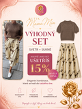 Výhodný set – dámský svetr + dlouhá sukně | SLEVA 15 %